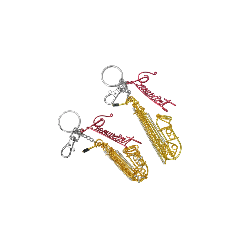 P. Mauriat Wire Art Keychain